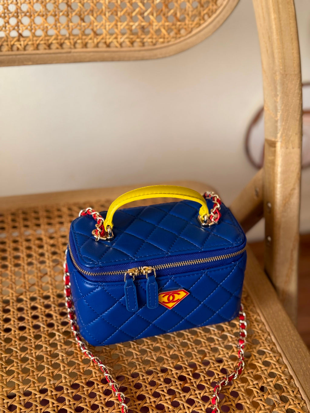 Chanel make up bag