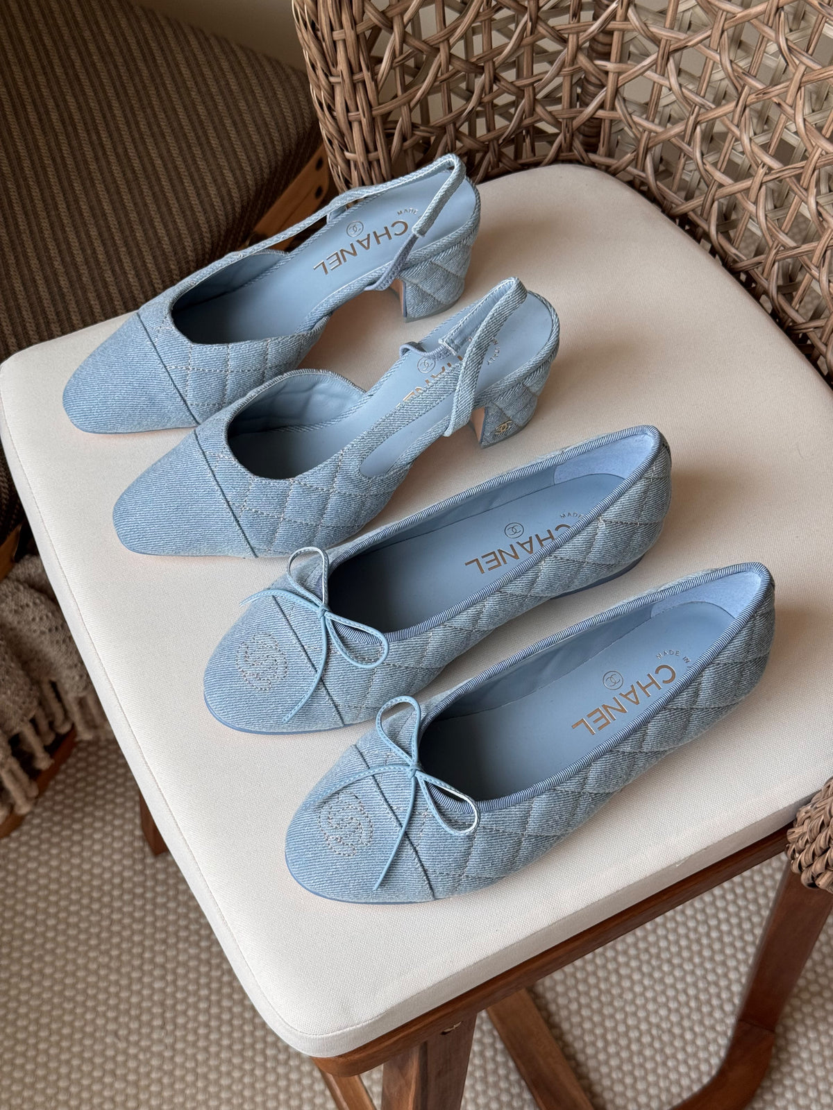 Chanel ballerina shoes
